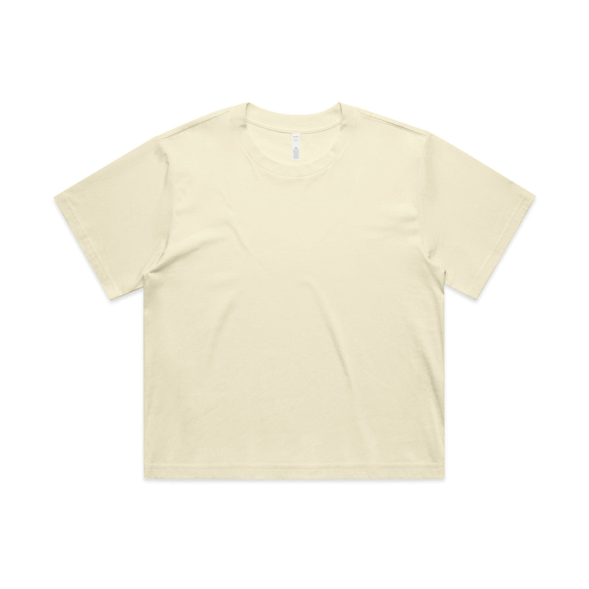 WOS MARTINA CROP TEE BUTTER