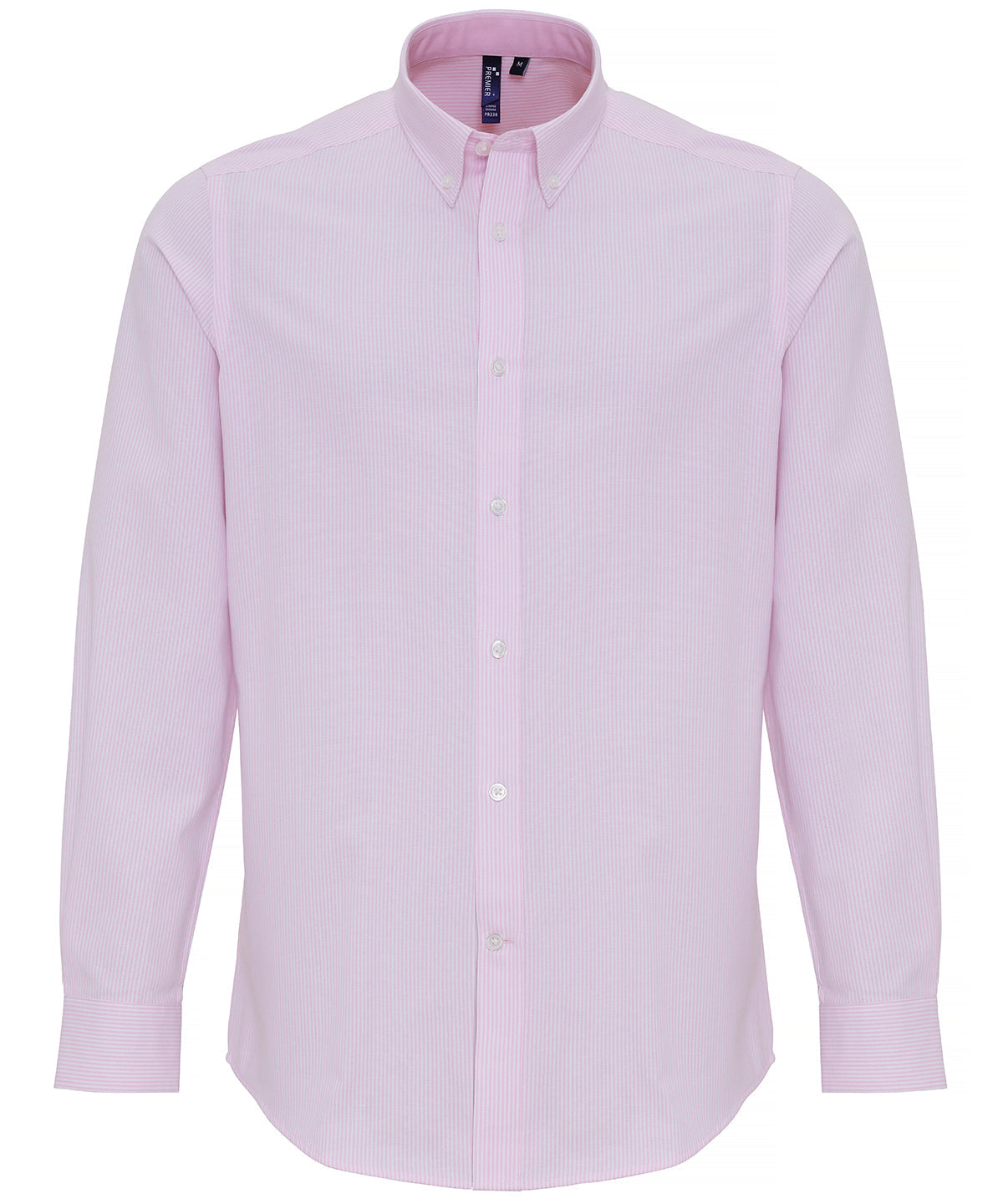 Cotton-rich Oxford stripes shirt