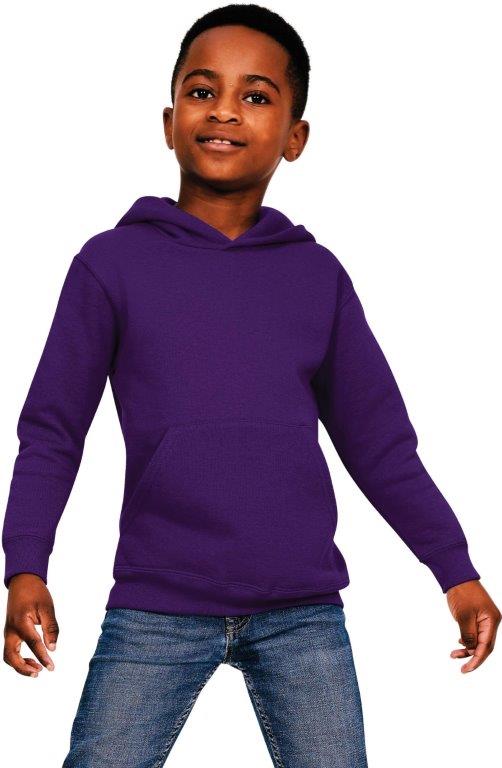 Casual Ringspun Blended Kids Hood