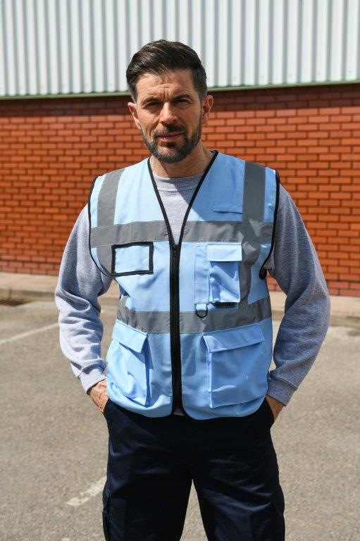 Korntex# High Vis Executive Multifunction Safety Vest