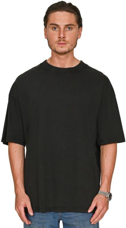 Casual Ringspun 150 Acid Wash Oversize Extended Neck T