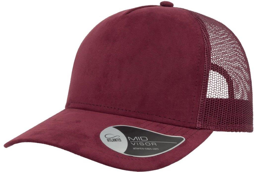 Atlantis# Rapper Suede 5 Panel Trucker Cap