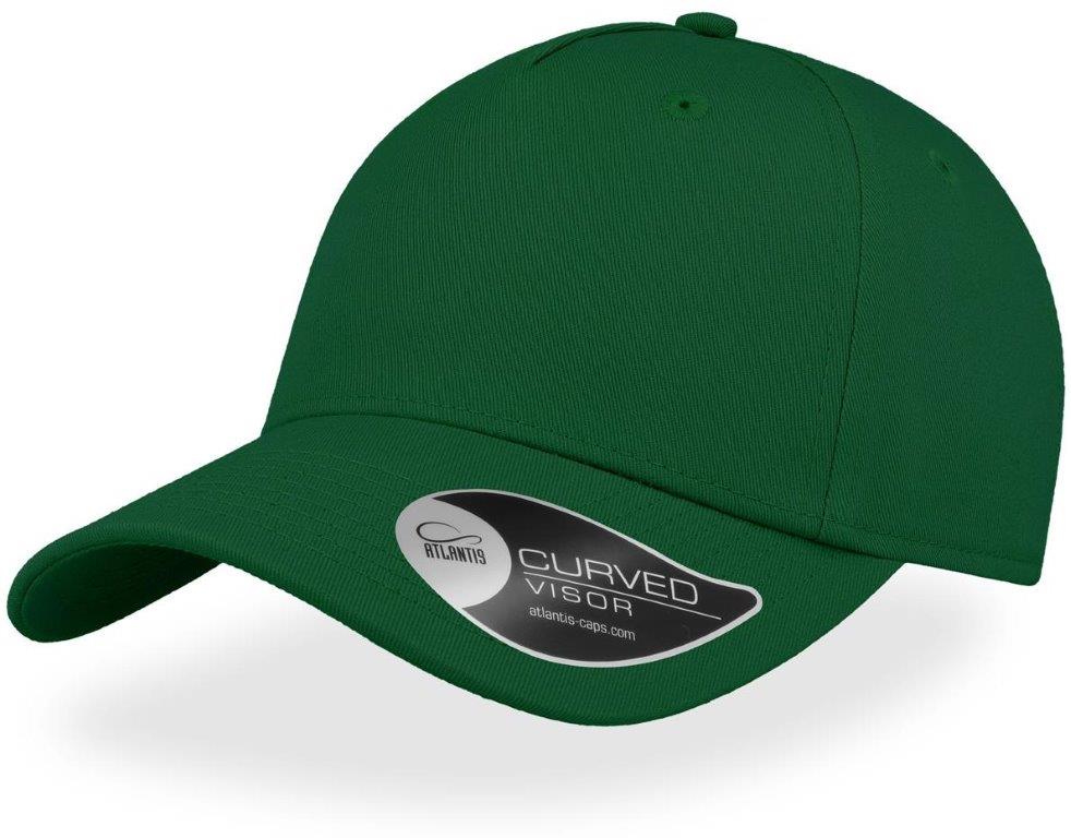 Atlantis Shot Curved Visor 5 Panel Structured Cap