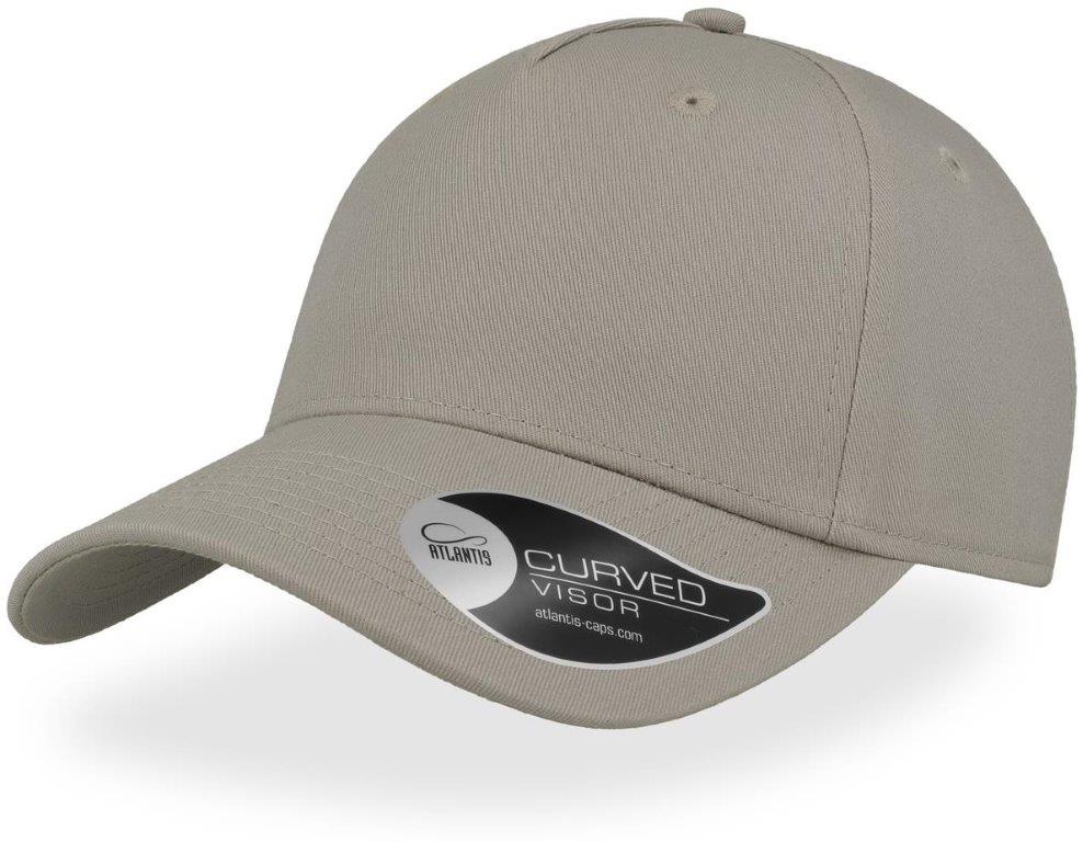Atlantis Shot Curved Visor 5 Panel Structured Cap