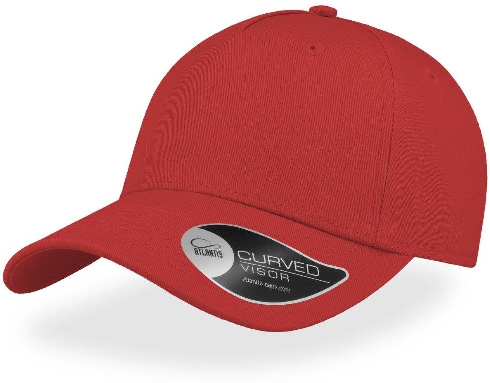 Atlantis Shot Curved Visor 5 Panel Structured Cap
