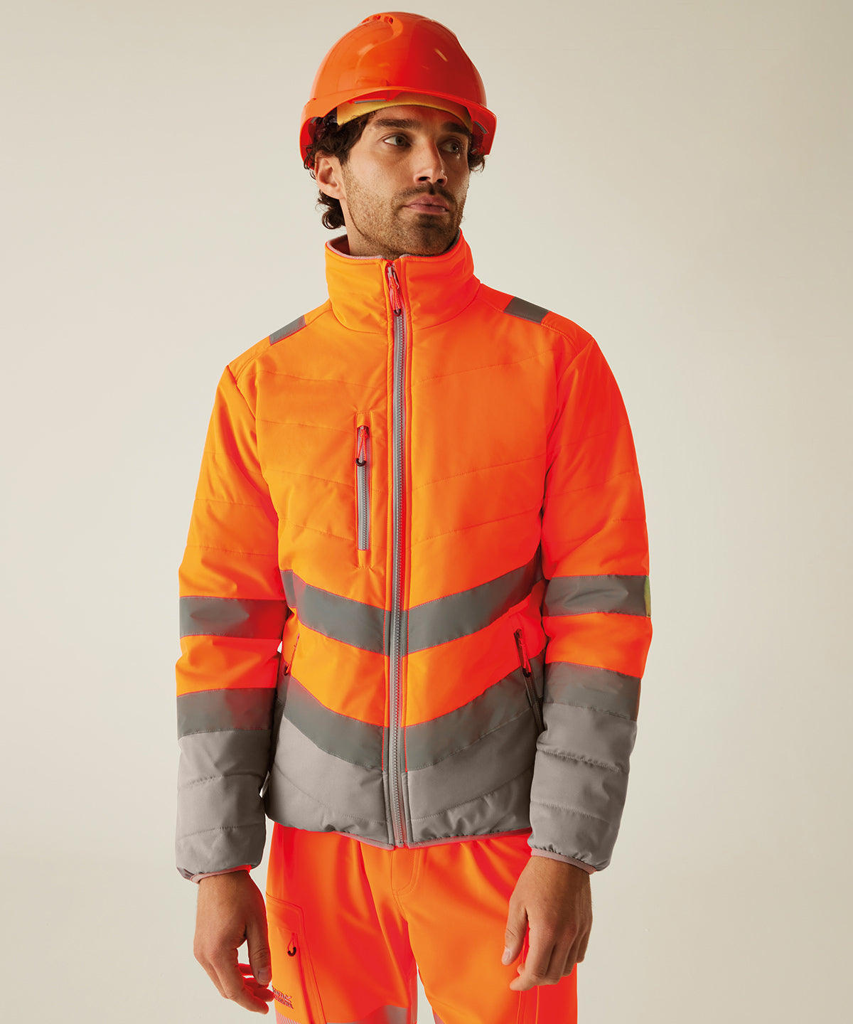 Hi-vis two-tone thermal jacket