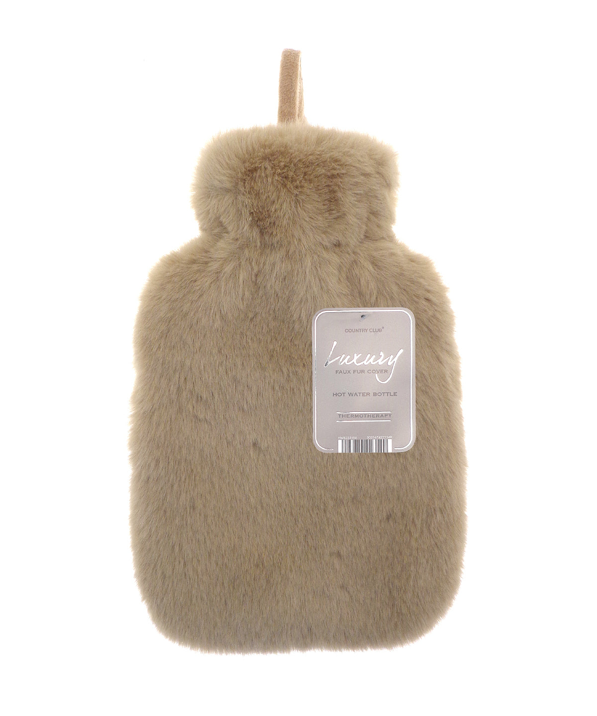 Super luxury faux fur hot water bottle and cover