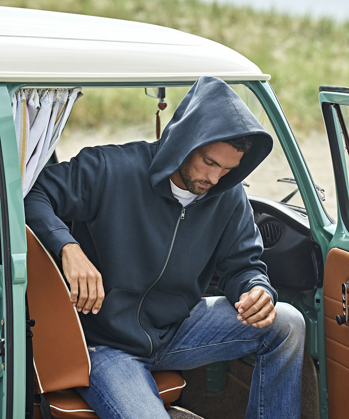 Urban hooded full-zip sweatshirt (5154)