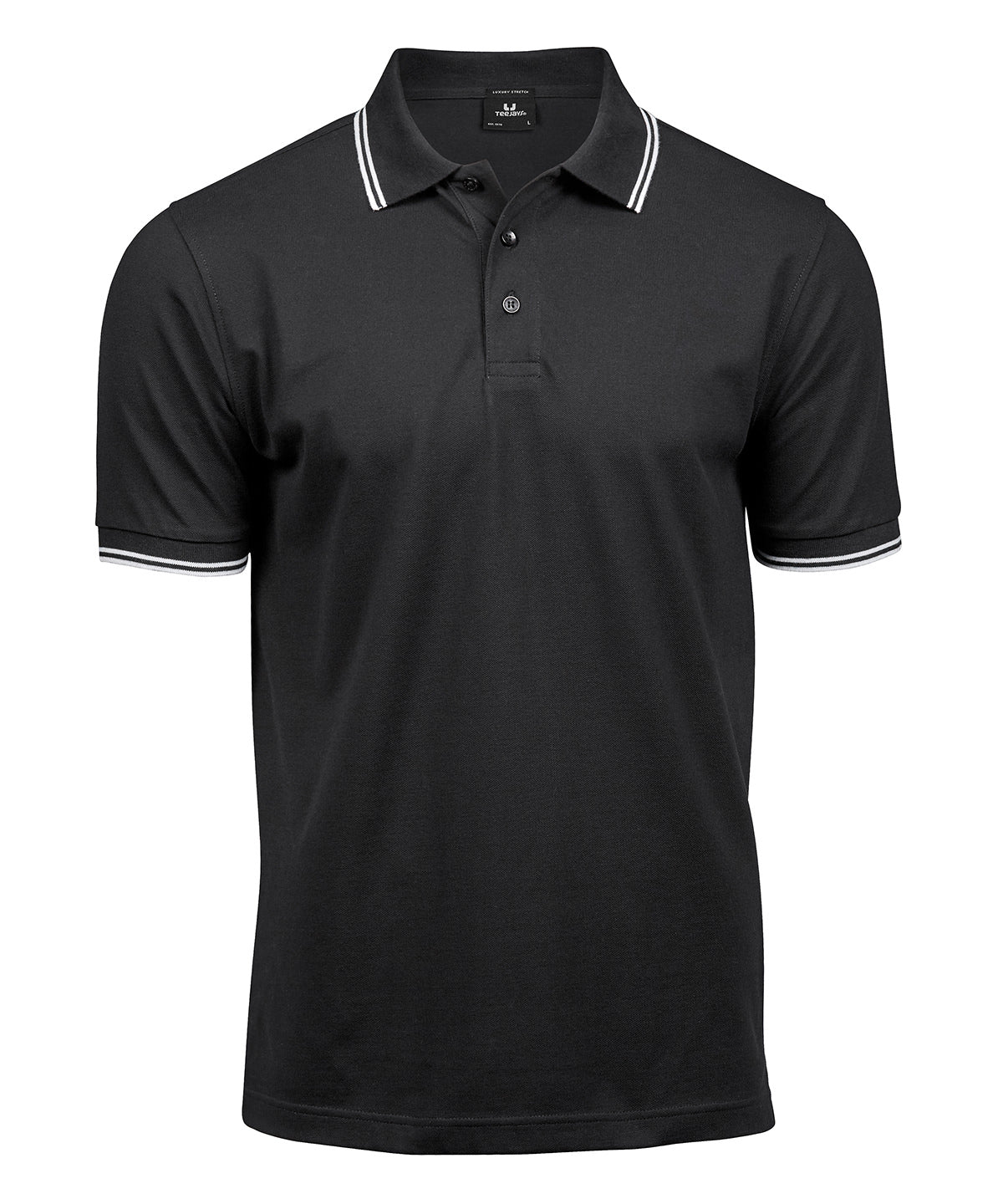 Luxury stripe stretch polo (1407)