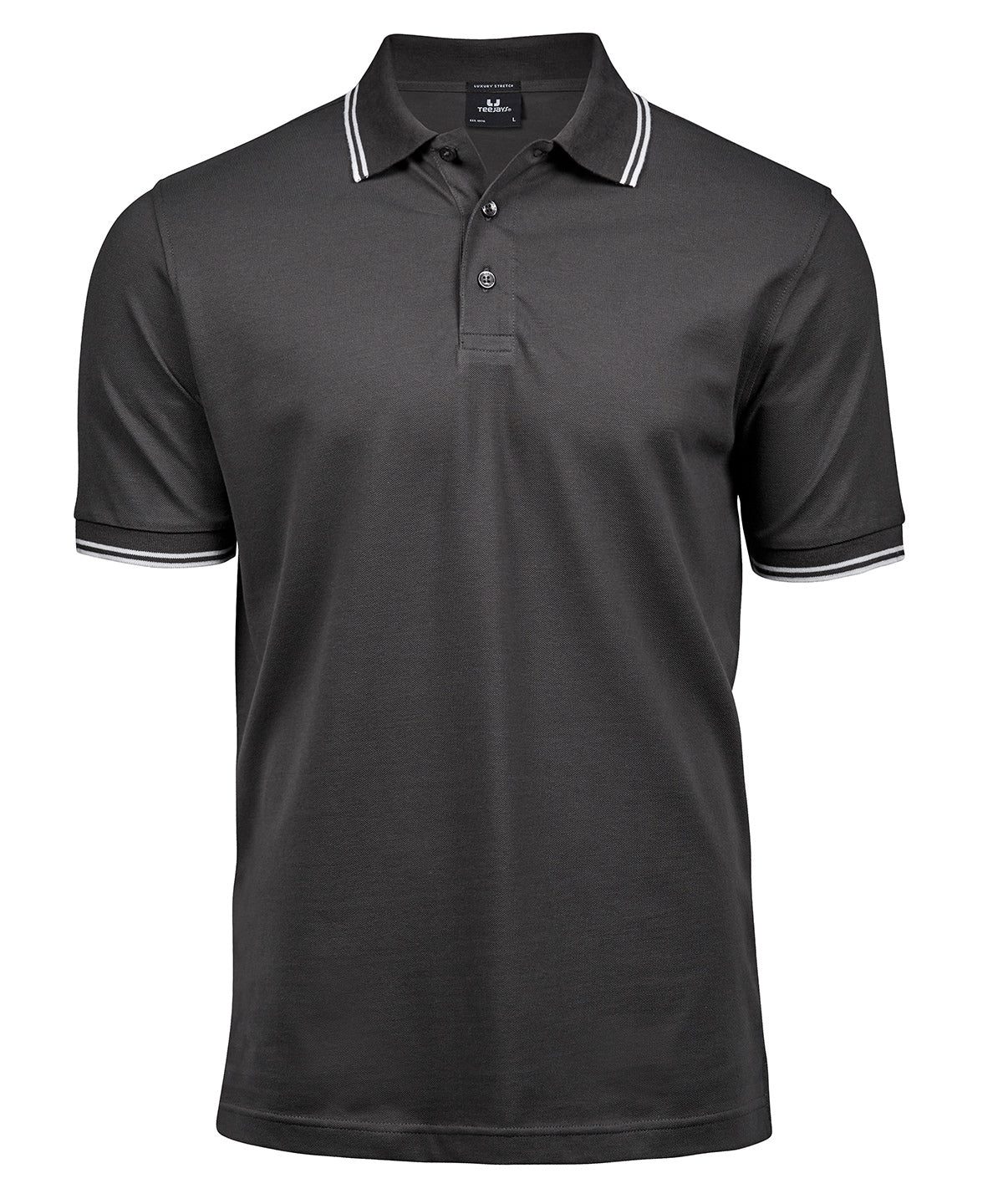 Luxury stripe stretch polo (1407)