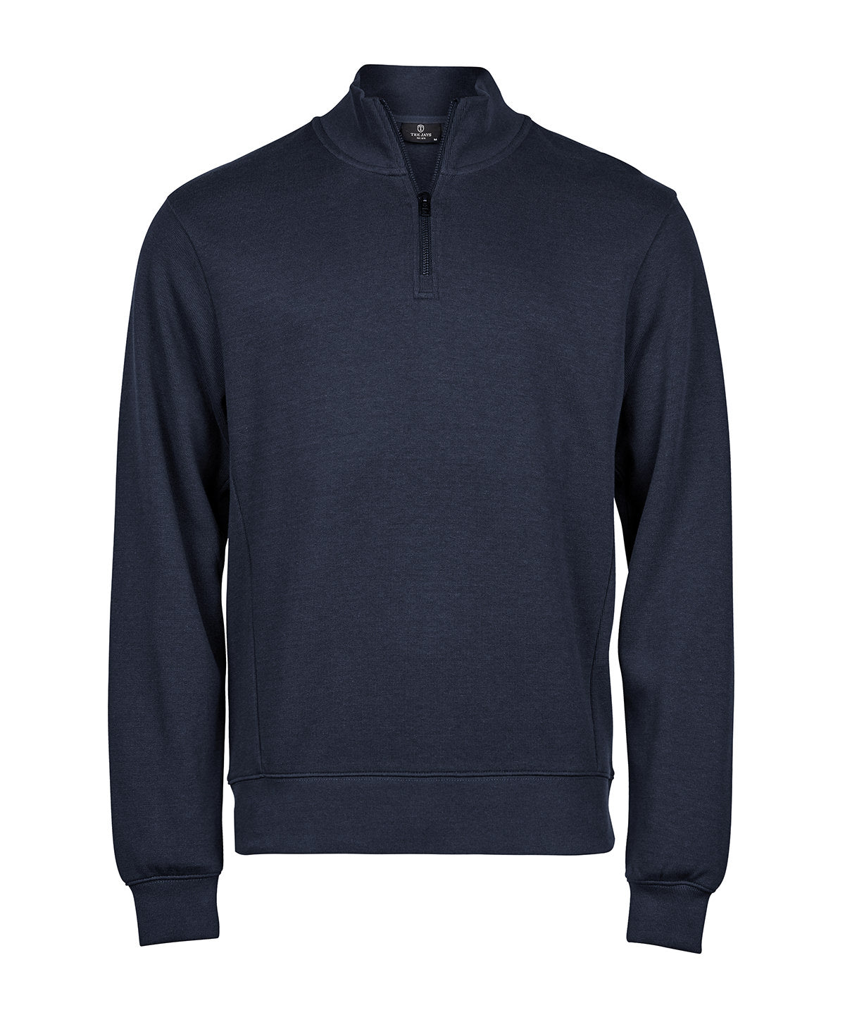 Ribbed interlock half-zip (5506)