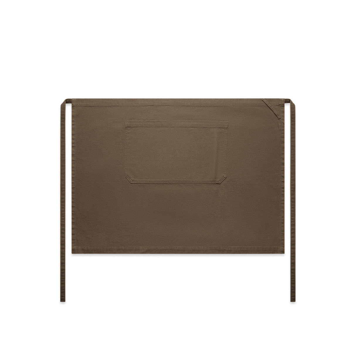 CANVAS HALF APRON WALNUT