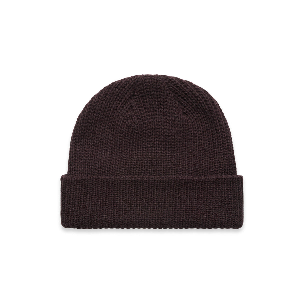 CABLE BEANIE PLUM