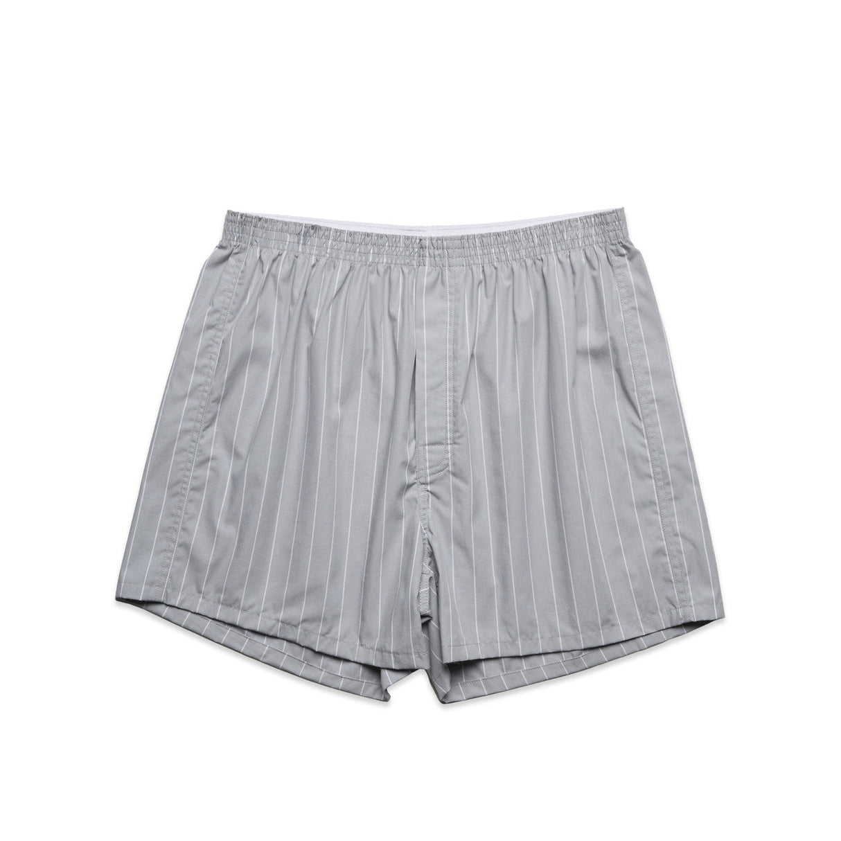 BOXER FINE STRIPE SHORTS SMOKE/WHITE