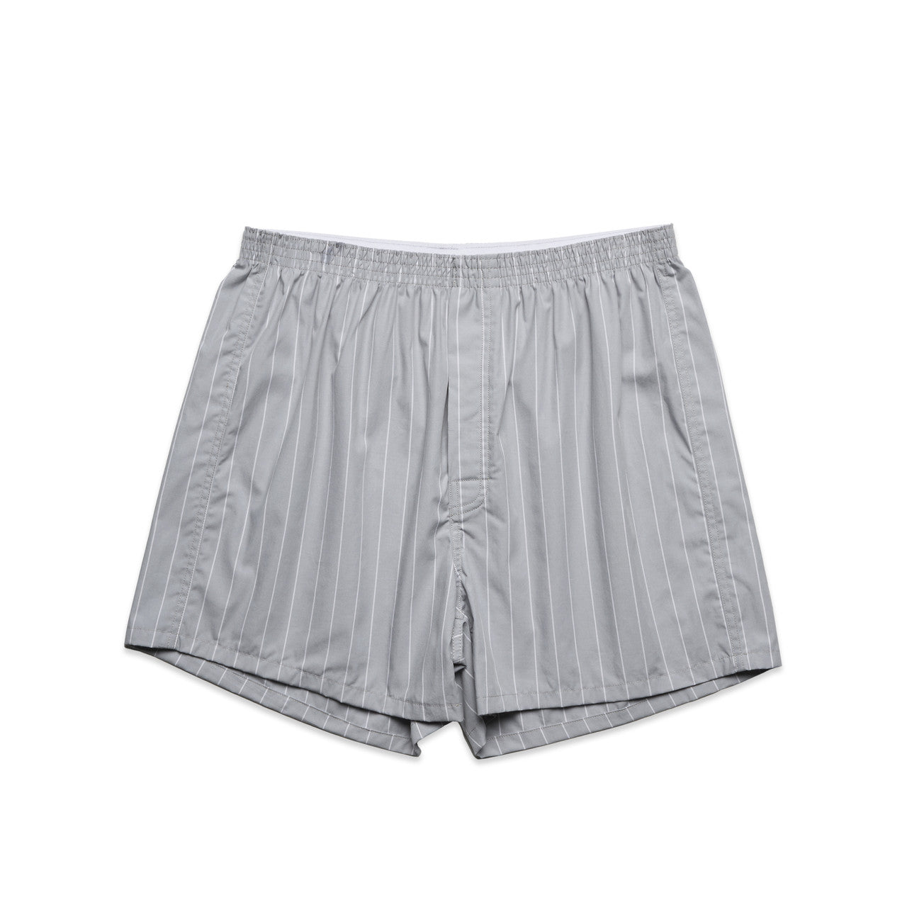 BOXER FINE STRIPE SHORTS SMOKE/WHITE