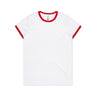 WOS RINGER TEE/RED
