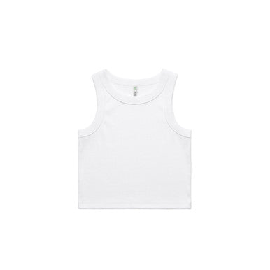 Wo's Organic Rib Crop Tank | 4064G