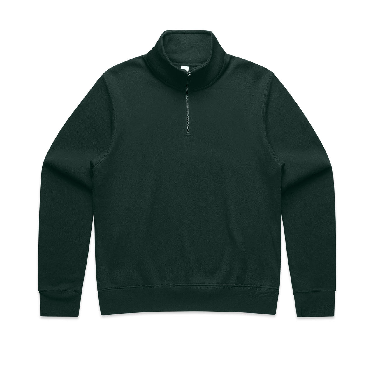 WOS HALF ZIP CREW PINE GREEN