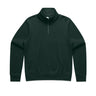 WOS HALF ZIP CREW PINE GREEN