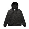 CANVAS BOMBER HOOD JACKET