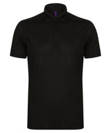 Stretch polo shirt with wicking finish (slim fit)