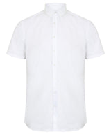 Modern short sleeve Oxford shirt