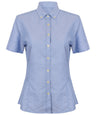 Women's modern short sleeve Oxford shirt