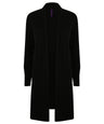 Women's longline open cardigan