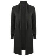 Women's longline open cardigan