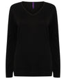 Women's 12 gauge v-neck jumper