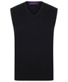 Sleeveless v-neck jumper