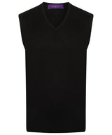 Sleeveless v-neck jumper