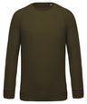Men's organic cotton crew neck raglan sleeve sweatshirt