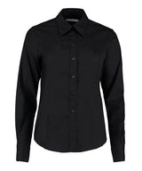 Women's corporate Oxford blouse long-sleeved (tailored fit)