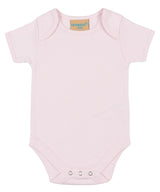 Short-sleeved bodysuit with envelope neck opening