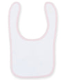 Plain and contrast bib