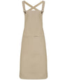 Cross back 'barista' bib apron