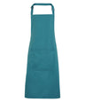 Colours bib apron with pocket