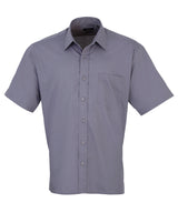 Short sleeve poplin shirt