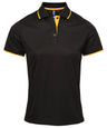 Women's contrast Coolchecker® polo