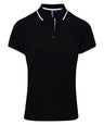 Women's contrast Coolchecker® polo