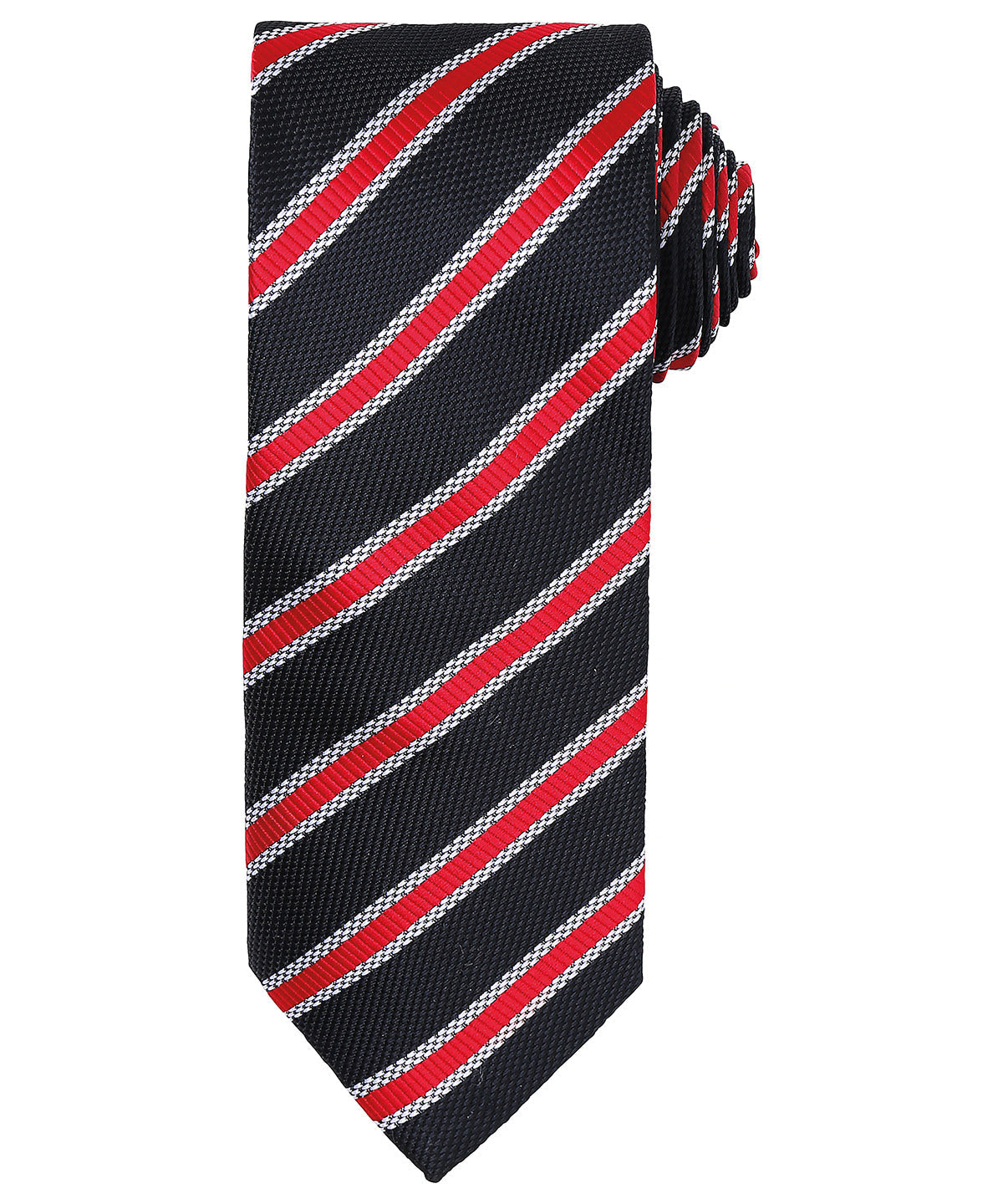 Waffle stripe tie