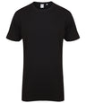 Longline t-shirt with dipped hem