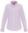 Women's cotton-rich Oxford stripes blouse