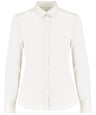 Women's stretch Oxford shirt long-sleeved (tailored fit)