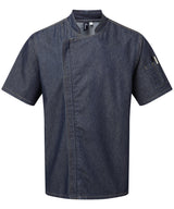 Chef's zip-close short sleeve jacket