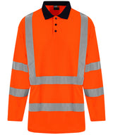 High visibility long sleeve polo