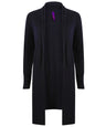 Women's longline open cardigan