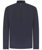 ¼ zip top with wicking finish