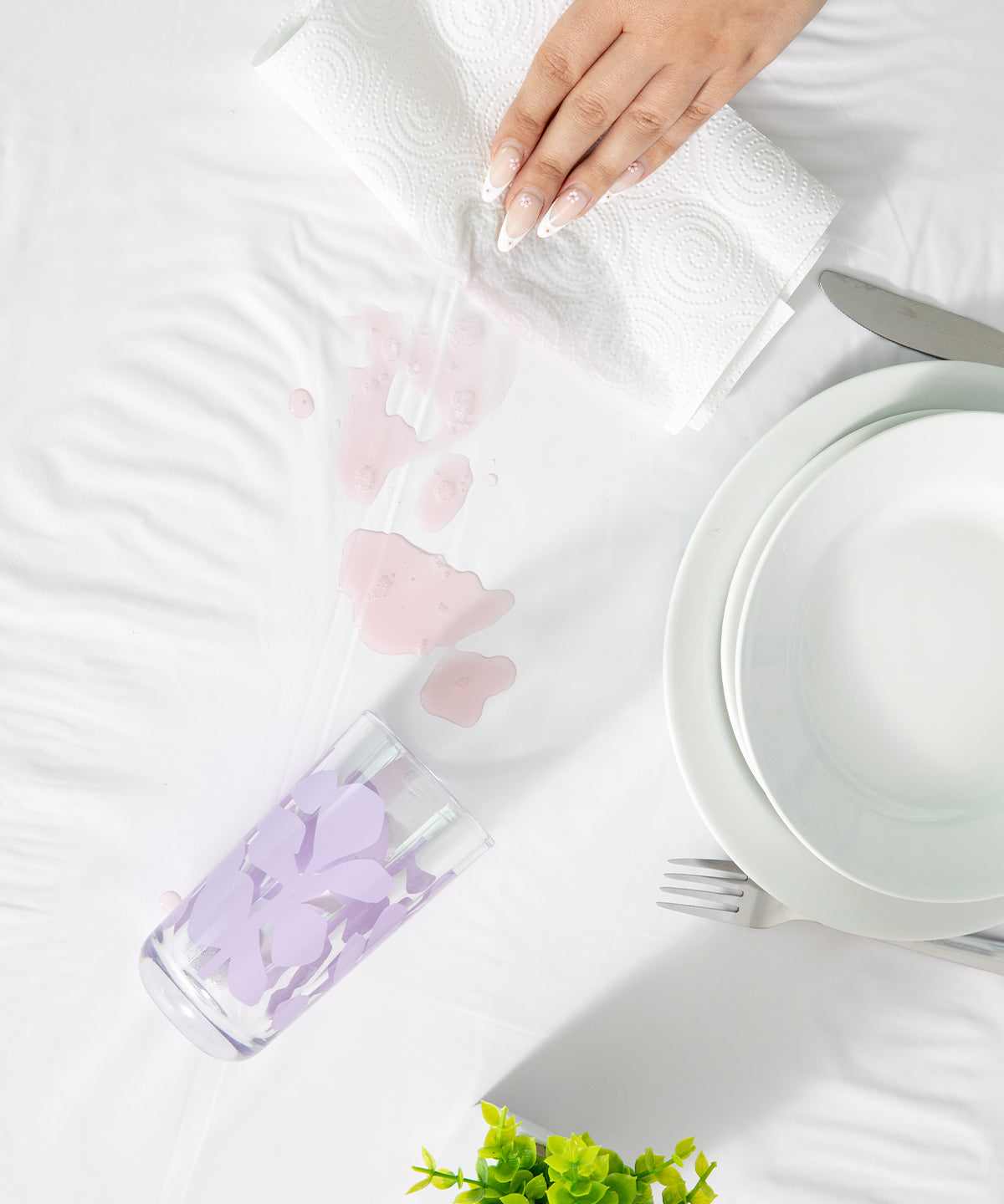 Wipe clean tablecloth